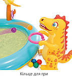 Дитячий надувний басейн "Dinoland" з гіркою та фонтанчиком Intex 57135, фото 5