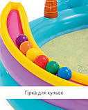 Дитячий надувний басейн "Dinoland" з гіркою та фонтанчиком Intex 57135, фото 6