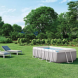 Каркасний басейн Intex 26790 (122*200*400 см., об'єм: 8418 л., фільтр2006 л/год, драбина), фото 7