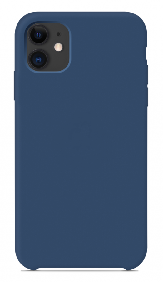 Чохол для iPhone 11 — Силіконовий із мікрофіброю, Navy Blue (20)