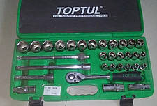 Набір інструменту 1/2" 31ед у кейсі TOPTUL GAAI3103, фото 4