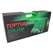 Набір інструменту 1/2" 31ед у кейсі TOPTUL GAAI3103, фото 5