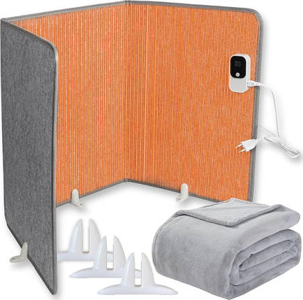 Електрогрілка з ковдрою vita vitale ta70020a under desk leg warmer, фото 1