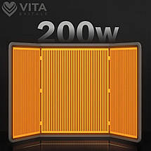 Електрогрілка з ковдрою vita vitale ta70020a under desk leg warmer, фото 4