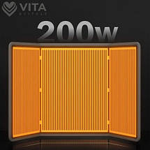 Електрогрілка з ковдрою vita vitale ta70020a under desk leg warmer, фото 5