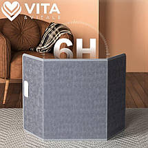 Електрогрілка з ковдрою vita vitale ta70020a under desk leg warmer, фото 6