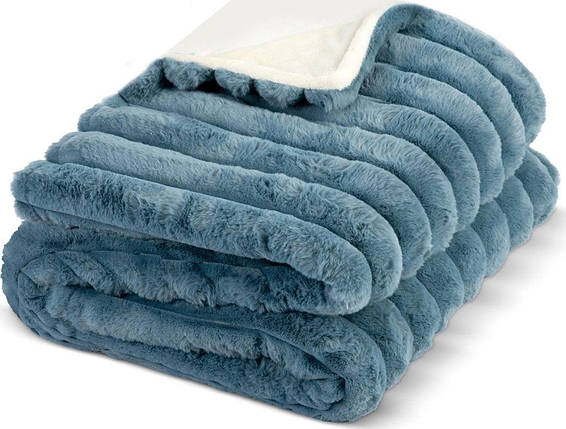 Електроковдра BD-963 Плюшева 180x160см Двомісна 10 Режимів 160 Вт Таймер 10 год, фото 1