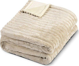 Електроковдра BD-961 Плюшева 180x160см Двомісна 10 Режимів 160 Вт Таймер 10 год, фото 2