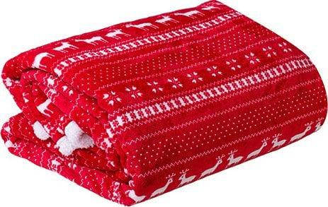 Електроковдра Різдвяний Візерунок 160x180см Фліс 10 Режимів Таймер 10 год 120 Вт, фото 2