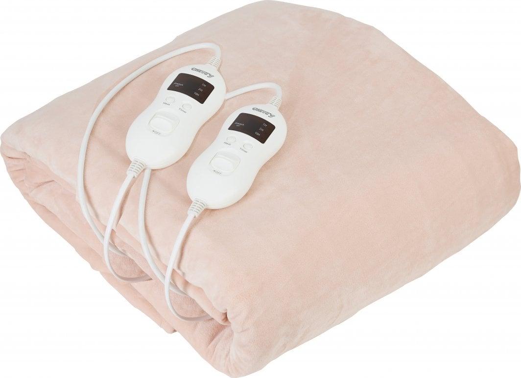 Електропідковдра Camry CR 7424 150x160см Двомісна 8 Режимів Таймер 120 Вт Фліс