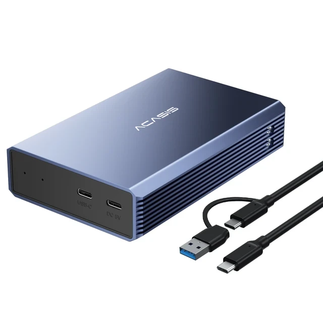 Зовнішня кишеня для двох дисків Acasis EC-7252 RAID Метал USB 3.0 для HDD 2.5