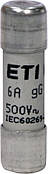 Запобіжник ETI CH 10Х38 6А 2651015 (2620005)
