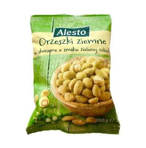 Арахіс зі смаком лука в паніруванні (кляре) Alesto Peanuts, 200 г Німеччина, фото 1