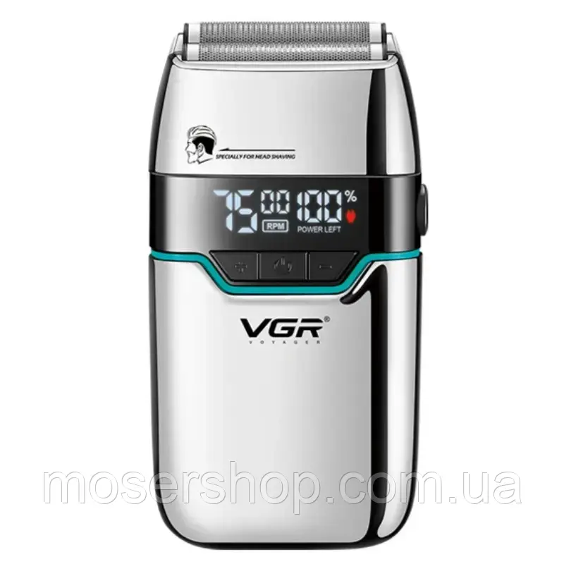 Професійний шейвер VGR Professional Foil Shaver Silver V-350