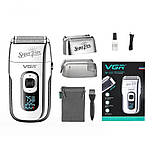 Електробритва VGR Foil Shaver Super Trim Silver (V-332-SL), фото 3