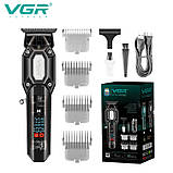 Тример для бороди VGR Professional Hair Trimmer V-900-BE Black, фото 3