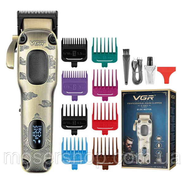 Машинка для стрижки VGR Professional V-027 Gold