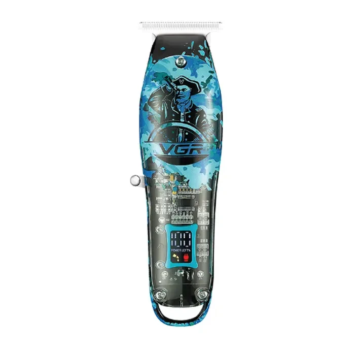 Тример для окантування та бороди VGR Professional Hair Trimmer V-923 Blue