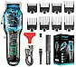Машинка для стрижки VGR Professional Transparent Blue (V-685), фото 2