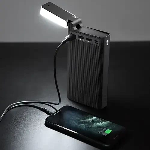 Повербанк, портативний зарядний пристрій HOCO Jove table lamp J62 30000mAh |3USB/1Type-C, 2A|