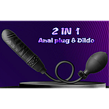 Надувний фалоїмітатор First Medium, фото 6