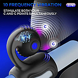 Ерекційне вібро-кільце Legendary Duo USB, фото 5