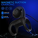 Ерекційне вібро-кільце Legendary Duo USB, фото 8