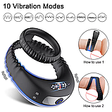 Ерекційне кільце з вібрацією Sex Expert USB, фото 6