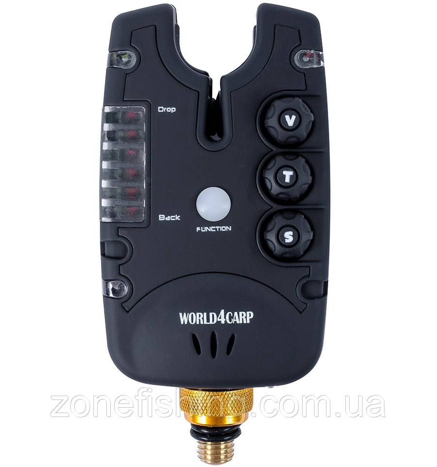 Сигналізатор клювання World4Carp FA211 (без прив'язки) синій (blue)