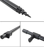 Стійка World4Carp телескопічна гвинтова 40-60 cm, фото 6