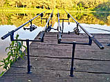 Набір стійок із телескопічними буз барами World4Carp Stand Kit Universal MAX 4, фото 9