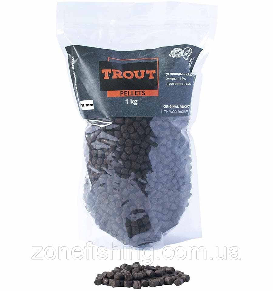 Пеллетс прикормовий TROUT (форель) 11 мм, 1 кг