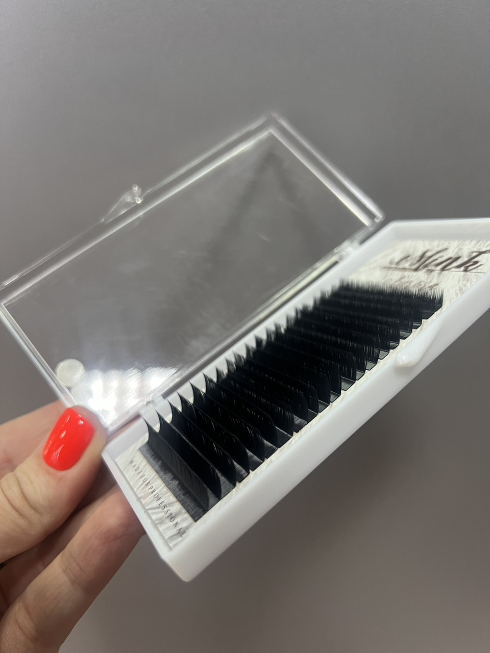 Чорні вії "AURORA", мікс L+/0,10 (7-11 mm), фото 1