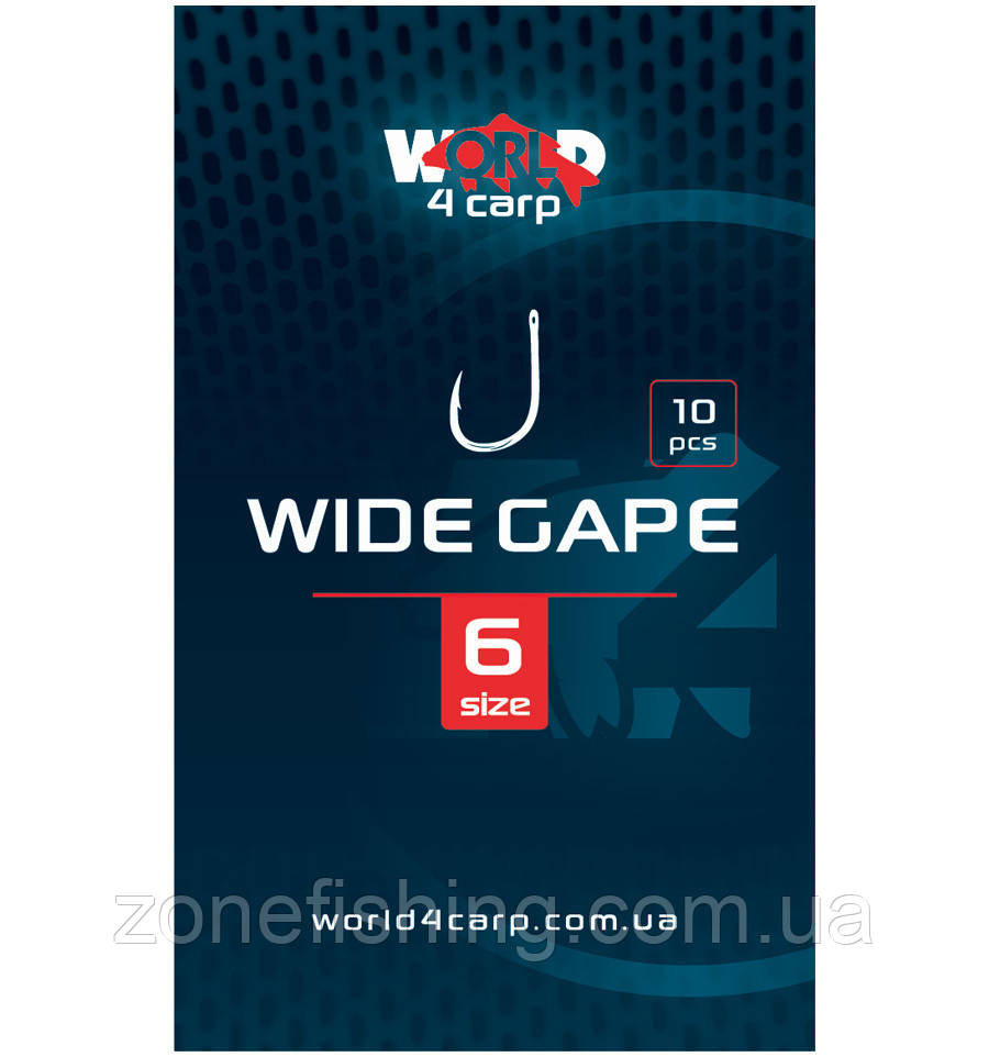 Короповий гачок W4C WIDE GAPE (вайд гейп) No 6