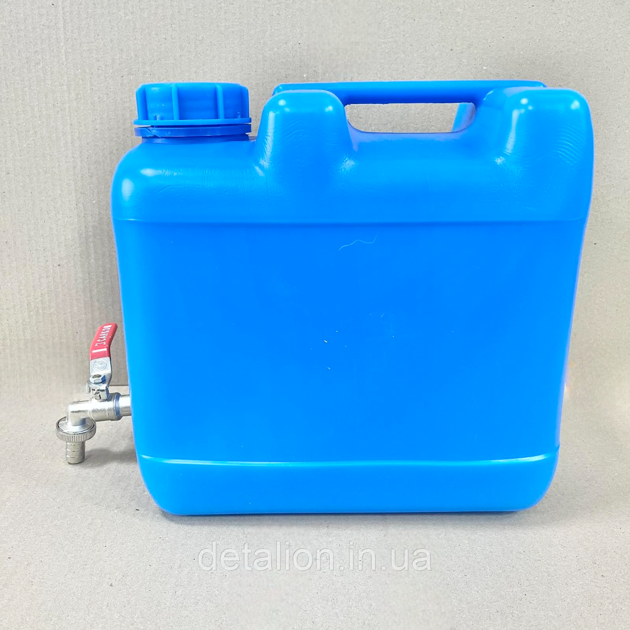 Каністра пластикова з краном (синя) 10літрів, фото 1