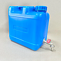 Каністра пластикова з краном (синя) 10літрів, фото 2