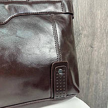 Чоловічий портфель для документів + клатч, офісна сумка з гаманцем, фото 5