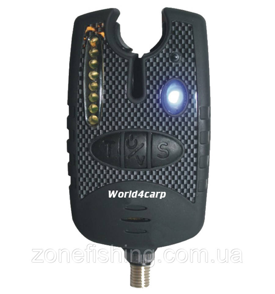 Сигналізатор клювання World4Carp FA209 (без прив'язки) зелений (green)