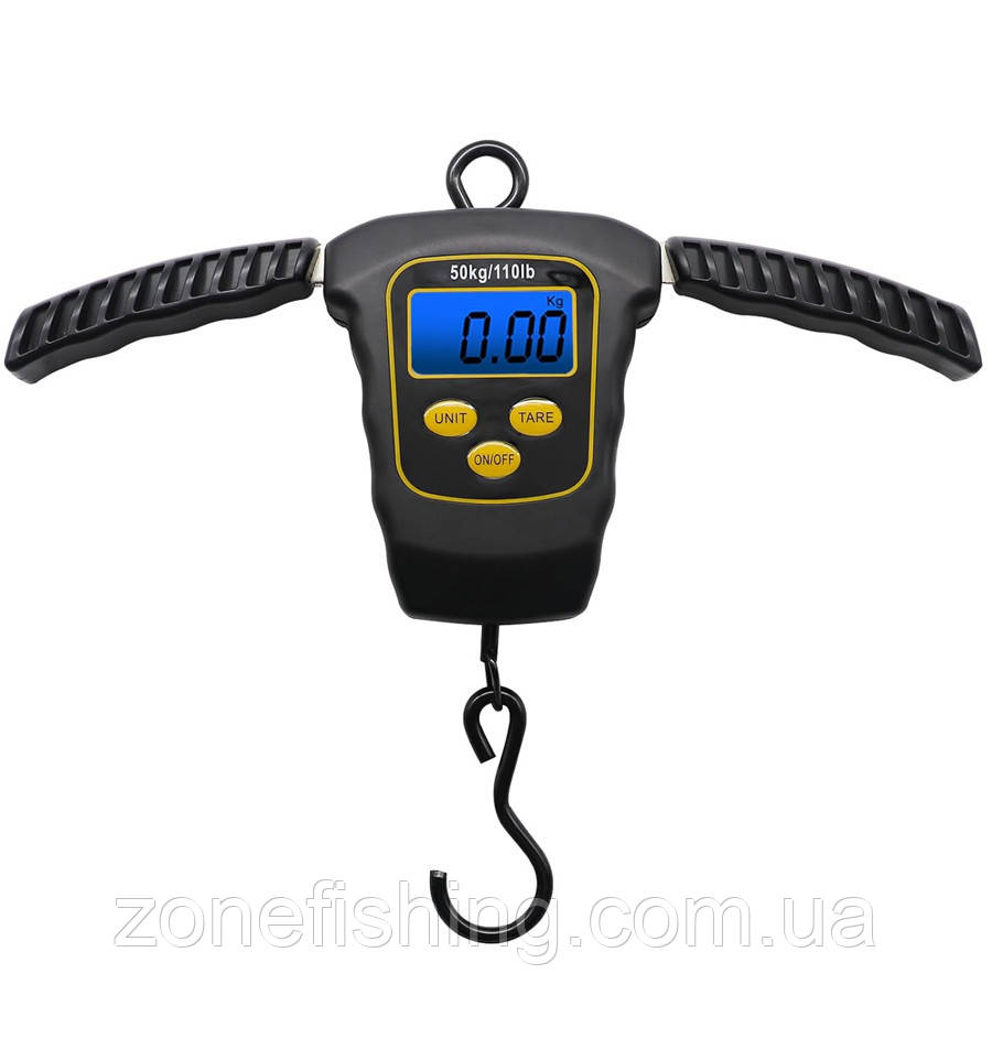 Електронні рибальські ваги з розсувними ручками World4Carp T-Line Sliding Digital Scales, 50 кг