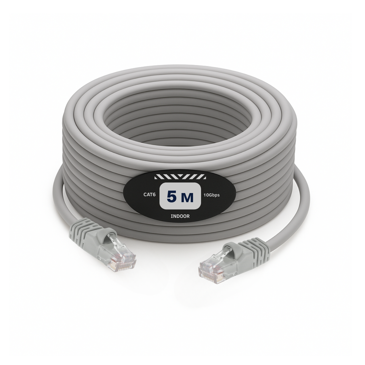 Патч корд 5 м Cat 6, до 10 Гбіт/с Ethernet RJ45 LAN Kayfovo