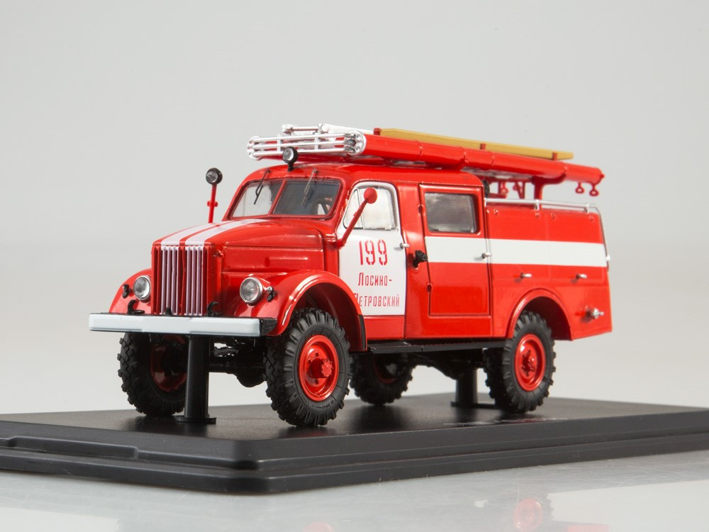 Модель вантажівки ПМГ-19 (ГАЗ-63) ПЧ №199 Пожежний автомобіль Лосино-Петровський | SSM