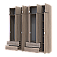 Розпашна Шафа для одягу Doros Лукас Дуб сонома 3+3 ДСП 240х50х240 (42005107), фото 3
