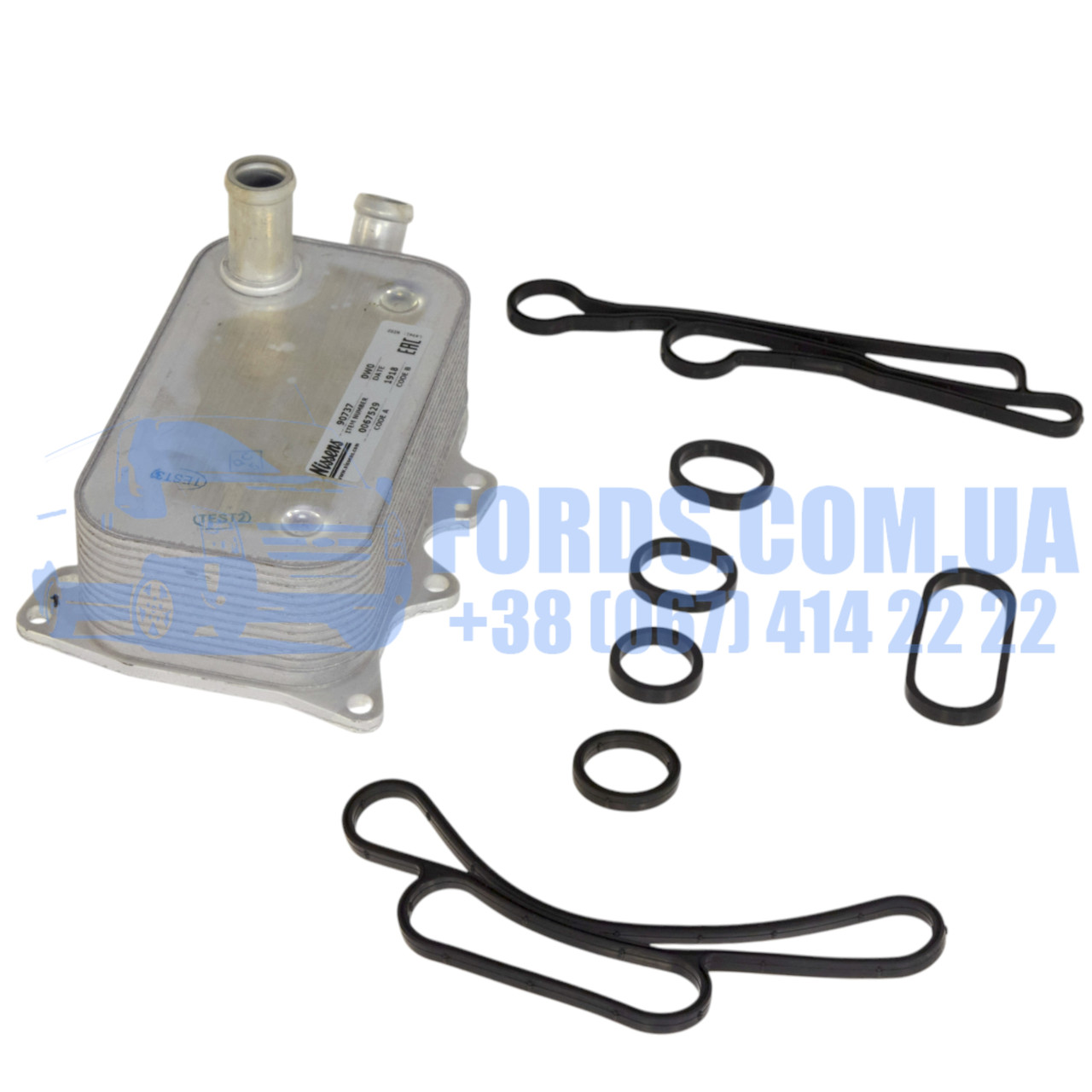 Радіатор оливний FORD TRANSIT 2006- (2.2TDCI/2.4TDCI/3.2TDCI) NISSENS