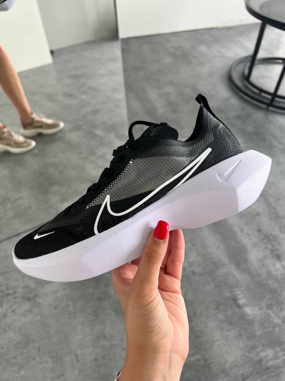 Жіночі стильні кросівки Nike Vista Lite Black White Взуття Найк Віста Лайт на літо легкі чорні з білим, фото 1