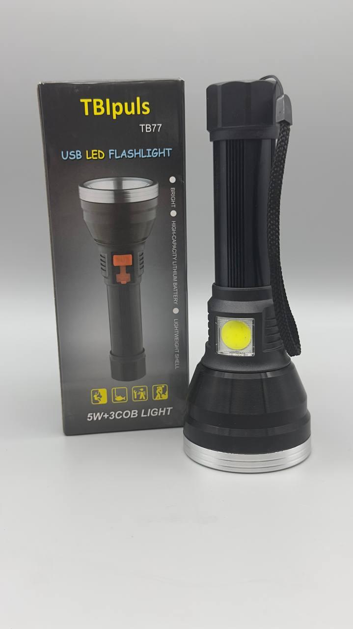 Ліхтар ручний LED TB77 A2600 багатофункціональний з регульованою яскравістю та режимом миготіння BF