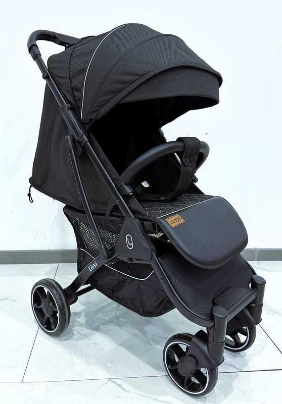 Візок прогулянковий дитячий "JOY" Livvi LV-08160 рама алюмінієва, футкавер, підсклянник, телескопічна ручка