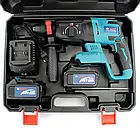 Потужний 1,8 Дж портативний безщітковий акумуляторний перфоратор Bosch GBH 36V-EC Pro батарея 36V/6AH, фото 9