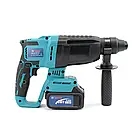 Потужний 1,8 Дж портативний безщітковий акумуляторний перфоратор Bosch GBH 36V-EC Pro батарея 36V/6AH, фото 5