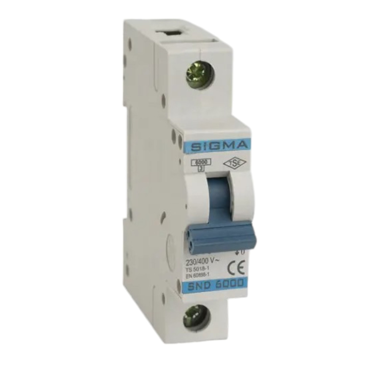 Автоматичний вимикач  63 ампер  однофазний однополюсний В характеристика