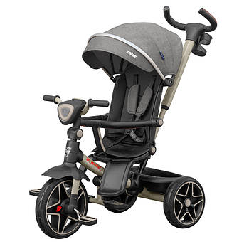 Велосипед триколісний з батьківською ручкою TILLY DYNAMIC T-3810 Grey Сірий